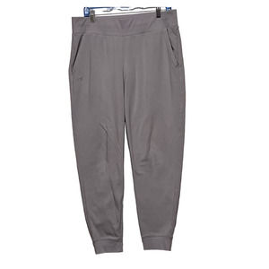 Under Armour Women's Gray Jogger Pants Size L 27"‎ Inseam x 17" Waist x 12" Rise